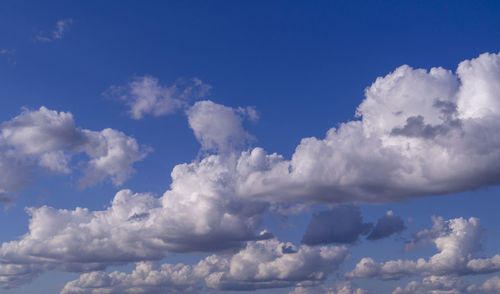 Low angle view of clouds in sky