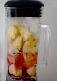 Close-up of food in tray