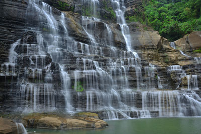 View of waterfall