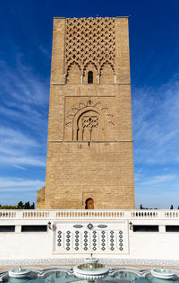 Low angle view of building against sky