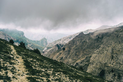 Panoramic view of landscape against sky