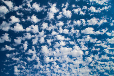 Low angle view of cloudy sky