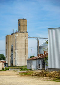 Factory against sky