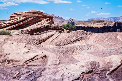 View of rock formations