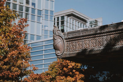 Low angle view of building against sky