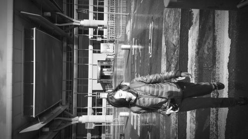 Woman standing in park