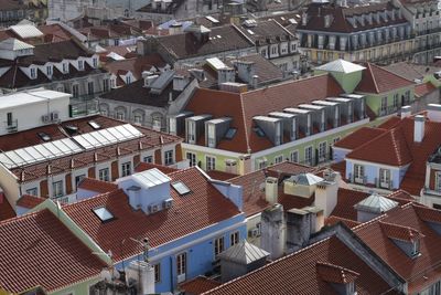 Aerial view of houses