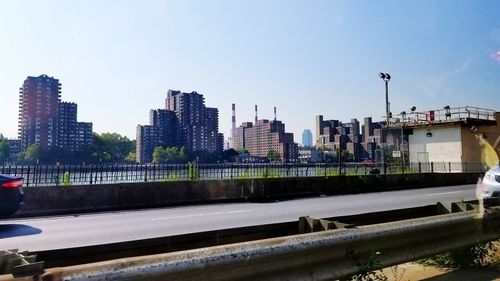 Modern cityscape against sky