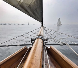 Sailboat sailing wood classic beauty