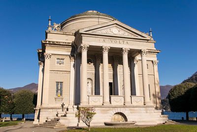 Alessandro volta's temple. como - italy