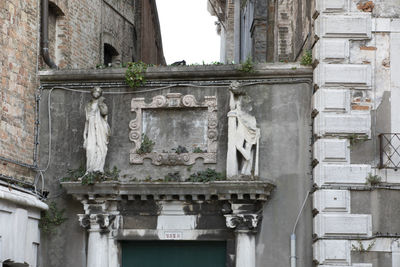 Low angle view of old building