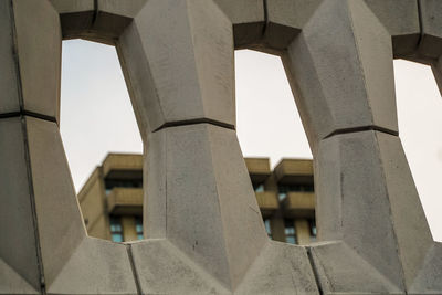 Low angle view of historical building