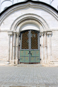 Close-up of door