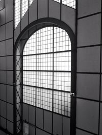 Directly below shot of skylight in building