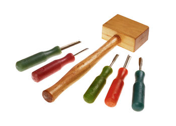 Close-up of multi colored pencils on white background