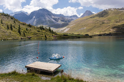 Lac de tignes is a lake at tignes in the savoie department of france.