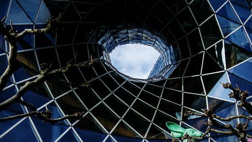 Low angle view of ceiling