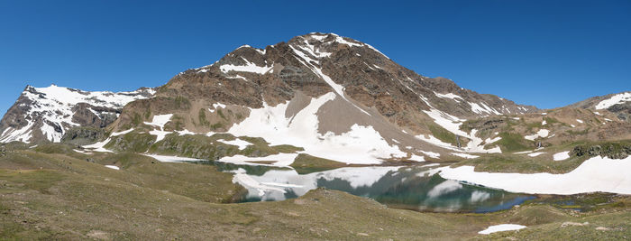 Nivolet pass, piedmont - aosta valley italy