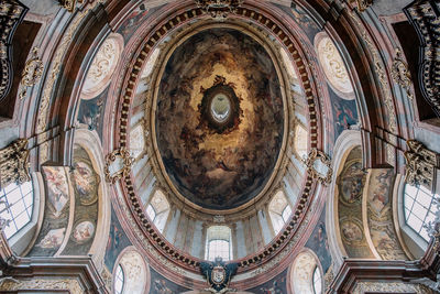 Low angle view of dome of building