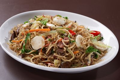 Close-up of meal served in bowl