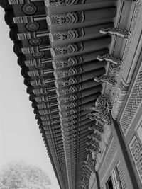 Low angle view of ceiling