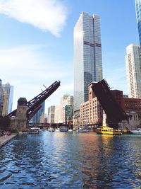 City at waterfront