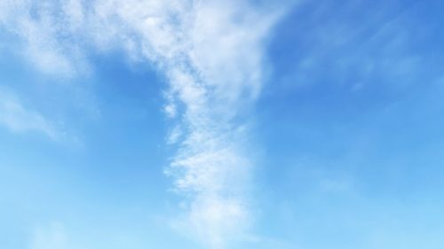 Low angle view of clouds in sky