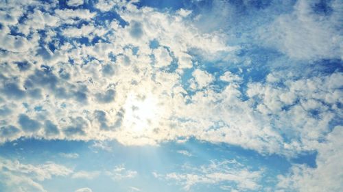 Low angle view of cloudscape