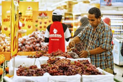 Vegetables for sale in market