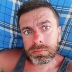 Close-up portrait of young man