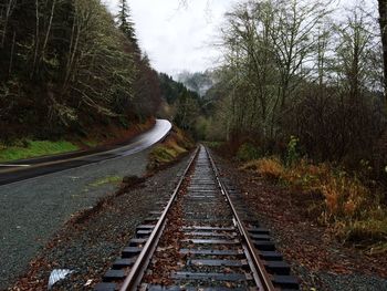 Railroad tracks