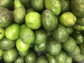 Full frame shot of oranges in market