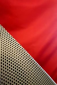 Close-up of red object