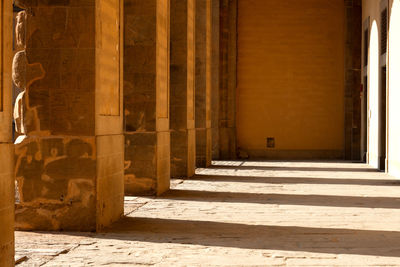 Corridor of historic building