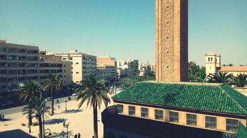 View of buildings in city