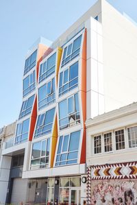 Low angle view of building against sky