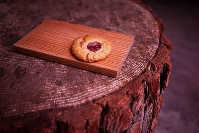 Close-up of wooden plank