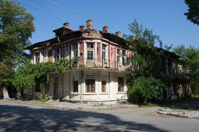 Low angle view of building against sky