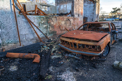 Abandoned vehicle