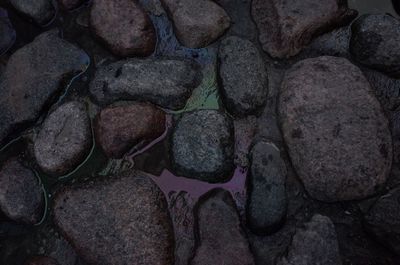 Full frame shot of stones