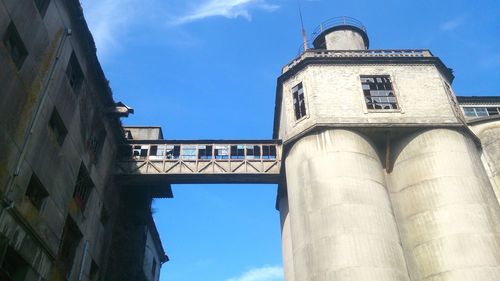 Low angle view of historic building against sky