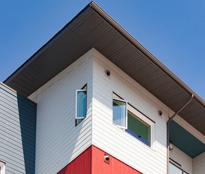 Low angle view of building against sky