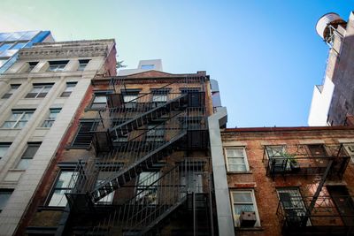 Low angle view of building against sky