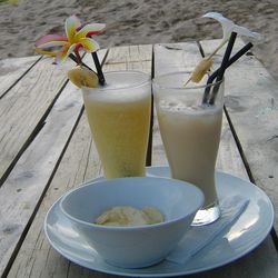 Close-up of drink on table