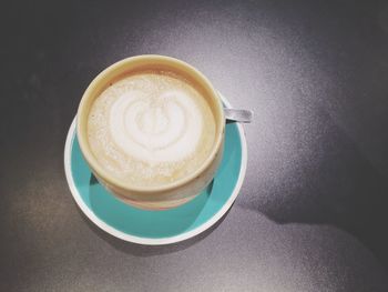 Close-up of coffee on table