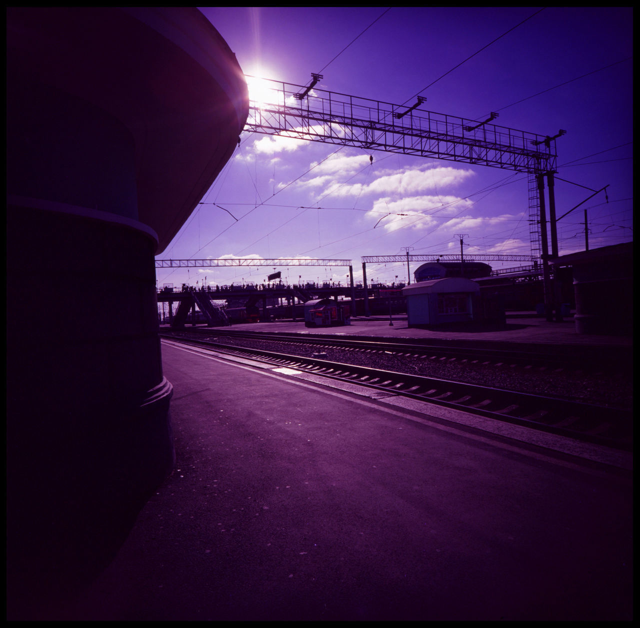 The Glory of the Transsibirean railways Analogue Photography Architecture Expired Film Heroes Novosibirsk Novosibirsk Train Statiom Novosibirsk City Rails Railways Russia Russia Train Soviet Union Station Forlorn Medium Format No People Outdoors Shadows Siberia Sun Train Service Transsiberian Railway Voksal