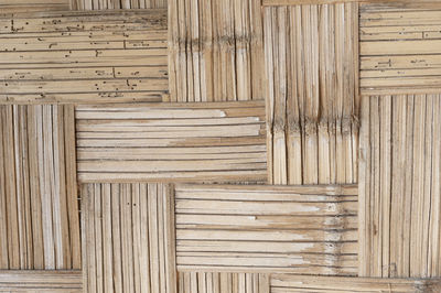 Full frame shot of wooden wall