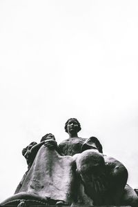 Low angle view of statue