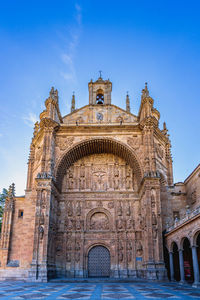 Low angle view of historical building