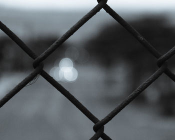 Close-up of chainlink fence